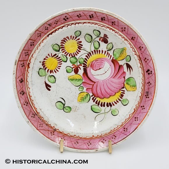 200 YEARS OLD Beautiful Hand Painted Staffordshire 