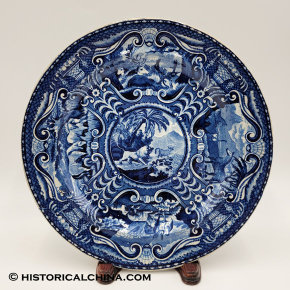 Antique Ceramic Plate 