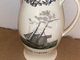 Staffordshire Creamware Liverpool Pitcher Ship Tarter and Masonic