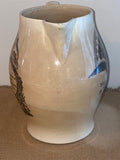 Staffordshire Creamware Liverpool Pitcher Large Eagle Washington Poem