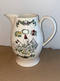 Staffordshire Creamware Liverpool Pitcher The Union of the Two Great Republics