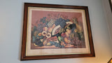 American Fruit Piece Original Lithograph Print by Currier & Ives Circa 1869