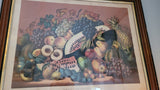American Fruit Piece Original Lithograph Print by Currier & Ives Circa 1869