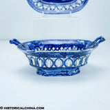 Reticulated Basket & Tray East Cowes Isle of Wight & Cheswick on Thames Staffordshire ZAM-638 ZAM-486