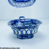 Reticulated Basket & Tray East Cowes Isle of Wight & Cheswick on Thames Staffordshire ZAM-638 ZAM-486