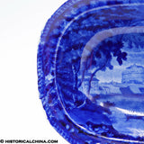 Italian Scenery Castle St. Angelo Catskill Mountains Hudson River Border Vegetable Dish ZAM-625