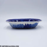 Italian Scenery Castle St. Angelo Catskill Mountains Hudson River Border Vegetable Dish ZAM-625