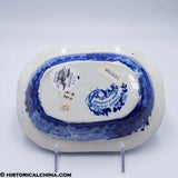Italian Scenery Castle St. Angelo Catskill Mountains Hudson River Border Vegetable Dish ZAM-625