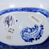 Italian Scenery Castle St. Angelo Catskill Mountains Hudson River Border Vegetable Dish ZAM-625