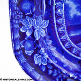 Arms of North Carolina Platter Mayer Historical Blue Staffordshire ZAM-466