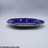 Arms of North Carolina Platter Mayer Historical Blue Staffordshire ZAM-466