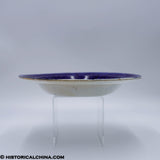 United States Hotel in Philadelphia Soup Bowl Plate Historical Blue Staffordshire ZAM-10
