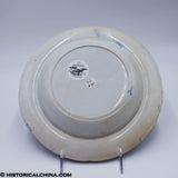 United States Hotel in Philadelphia Soup Bowl Plate Historical Blue Staffordshire ZAM-10