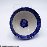 Baltimore & Ohio B&O Railroad Tea Dregs Waste Bowl Historical Blue Staffordshire ZAM-640