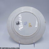 Hero of the Thames 1813 10 1/2" Plate General Harrison Historical Blue Staffordshire ZAM-369