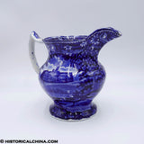City Hall Insane Asylum New York Pitcher Clews Historical Blue Staffordshire ZAM-286