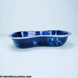 Landing of Lafayette Castle Garden New York Historical Blue Staffordshire Bidet ZAM-4