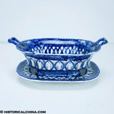 Reticulated Basket & Tray East Cowes Isle of Wight & Cheswick on Thames Staffordshire ZAM-638 ZAM-486