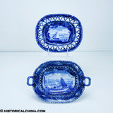 Reticulated Basket & Tray East Cowes Isle of Wight & Cheswick on Thames Staffordshire ZAM-638 ZAM-486