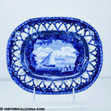 Reticulated Basket & Tray East Cowes Isle of Wight & Cheswick on Thames Staffordshire ZAM-638 ZAM-486