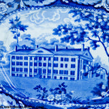 Hartford Deaf & Dumb Asylum Almshouse Cambridge College Massachusetts Ridgway Staffordshire ZAM-580 & ZAM-578