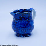Lafayette Franklin's Tomb Creamer Scalloped Rim Historical Blue Staffordshire ZAM-79