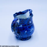 Lafayette Franklin's Tomb Creamer Scalloped Rim Historical Blue Staffordshire ZAM-79
