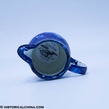 Lafayette Franklin's Tomb Creamer Scalloped Rim Historical Blue Staffordshire ZAM-79
