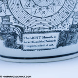 Masonic Jug Pearlware Pitcher ZAM-216
