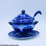Passaic Falls New Jersey Pass in the Catskill Mountains Tureen Tray Lid Ladle Set ZAM-590