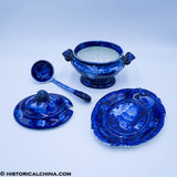 Passaic Falls New Jersey Pass in the Catskill Mountains Tureen Tray Lid Ladle Set ZAM-590