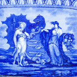 Arms of New Jersey Platter Mayer Historical Blue Staffordshire ZAM-456