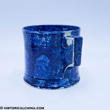 Large Dark Blue Mug French Views Stone Archway Staffordshire Enoch ZAM-220
