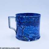 Large Dark Blue Mug French Views Stone Archway Staffordshire Enoch ZAM-220