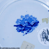 Arms of Rhode Island Plate Historical Blue Staffordshire ZAM-363