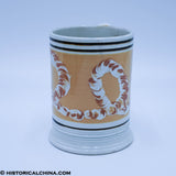 Earthworm Mocha Pearlware Staffordshire Mug Tankard ZAM-229