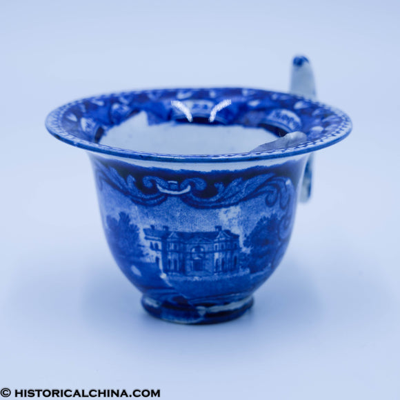States Series Mansion Circular Drive Handled Custard Cup Historical Staffordshire ZAM-160