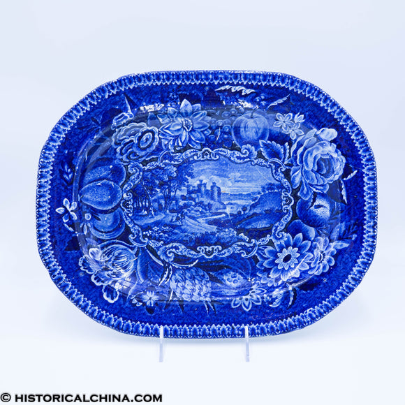 Select Views R Hall Conway Castle Carnarvonshire Wales Platter Staffordshire ZAM-468