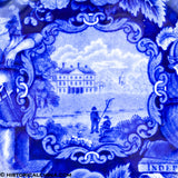 States Series 10" Soup Plate Historical Blue Staffordshire ZAM-504