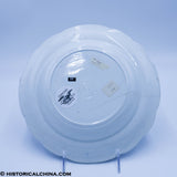 States Series 10" Soup Plate Historical Blue Staffordshire ZAM-504