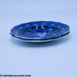 States Series Cup Plate 4 1/2" Historical Blue Staffordshire ZAM-131 ZAM-132