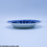 States Series 9" Soup Plate Historical Blue Staffordshire ZC-3