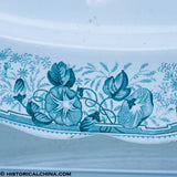 American Views Baltimore Green Transfer Well & Tree Platter Historical Staffordshire ZAM-470