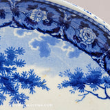 Capitol Washington Historical Blue Staffordshire Cake Stand ZAM-45