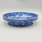 Capitol Washington Historical Blue Staffordshire Cake Stand ZAM-45