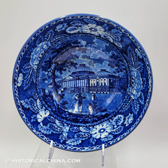 Capitol Washington Bowl Historical Blue Staffordshire Tams Anderson ZAM-34