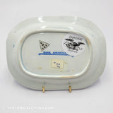 Bank of Savannah Tray Historical Blue Staffordshire Ridgway Beauties America Series ZAM-574