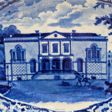 Charlestown Exchange Tray Historical Blue Staffordshire Ridgway Beauties America Series ZAM-189