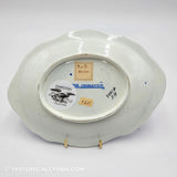 Charlestown Exchange Tray Historical Blue Staffordshire Ridgway Beauties America Series ZAM-189