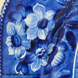 Landing of Lafayette 17" Platter Historical Blue Staffordshire Transferware ZAM-448
